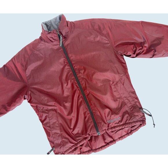 MARMOT Outdoor Lightweight Insulated Jacket Coat Burgundy Maroon Sz SM - Picture 1 of 8